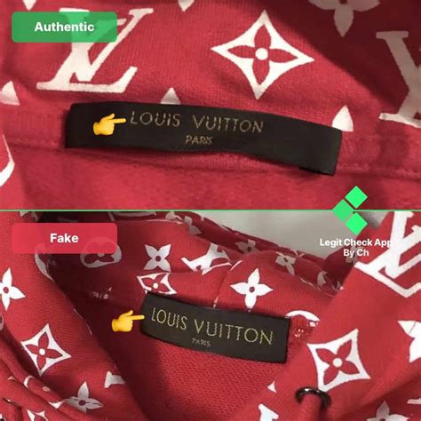 how to tell real vs fake supreme louis vuitton sweaters|supreme x louis vuitton scam.